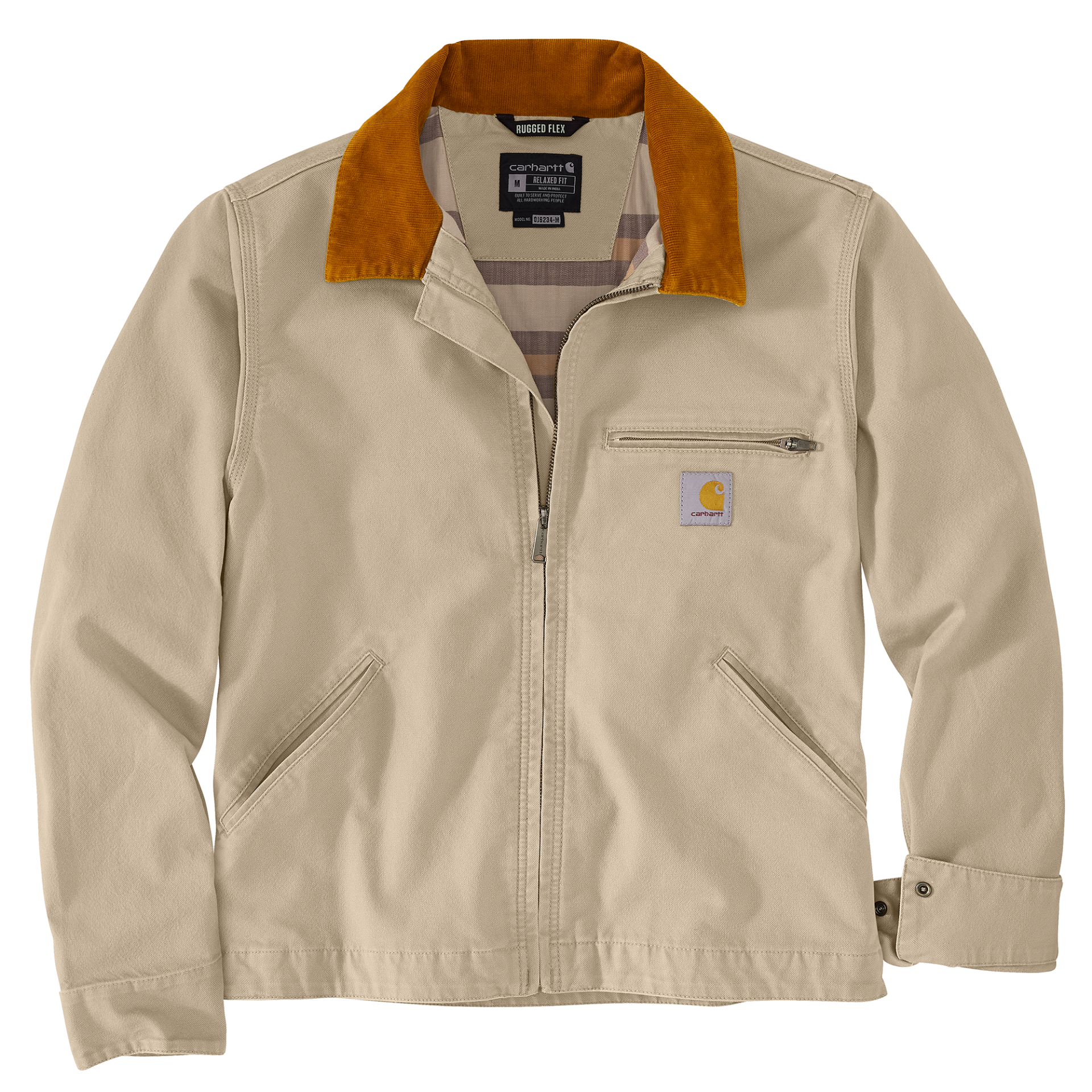 Picture of Carhartt 106234 Mens Rugged Flex® Duck Relaxed Fit Detroit Jacket