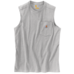Picture of Carhartt 100374 Mens Dearborn Relaxed Sleeveless T-Shirt