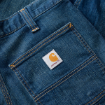 Picture of Carhartt 102808 Mens Relaxed Straight Rugged Flex™ Denim Dungaree