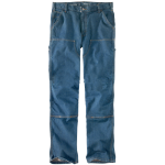 Picture of Carhartt 103329 Mens Relaxed Straight Rugged Flex™ Double-Front Denim Dungaree