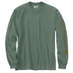 Picture of Carhartt K231 Mens Dearborn Loose LS Logo T-Shirt