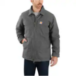Picture of Carhartt 104293 Mens Washed Duck Ridge Coat