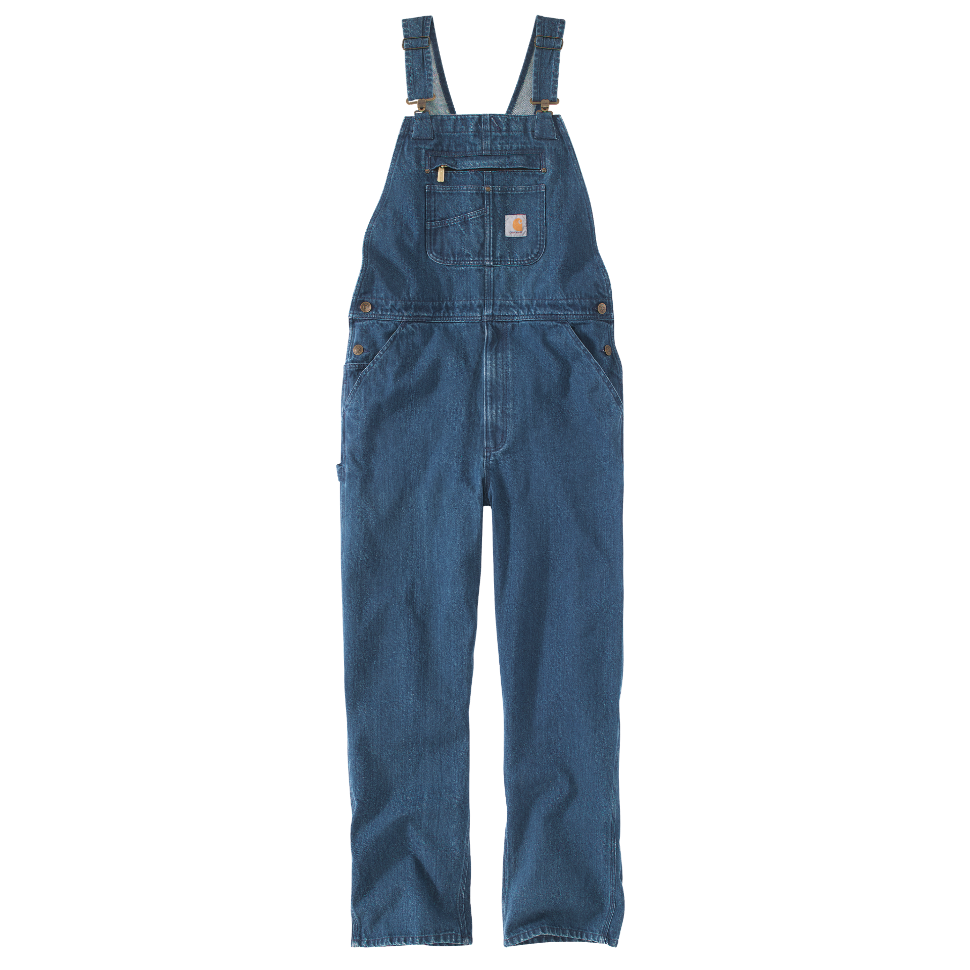 Picture of Carhartt 104672 Mens Denim Bib Overall