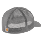 Picture of Carhartt 105353 Mens Rugged Flex™ Fitted Canvas Mesh-Back Logo Graphic Cap