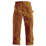 Picture of Carhartt 106679 Mens Iconic B01 Firm Duck Double-Front Dungaree