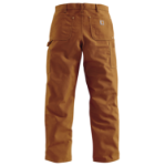 Picture of Carhartt 106679 Mens Iconic B01 Firm Duck Double-Front Dungaree