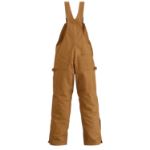Picture of Carhartt 106671 Mens Firm Duck Bib Overall