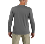 Picture of Carhartt 106164 Mens Force Sun Defender™ Relaxed LS Logo T-Shirt