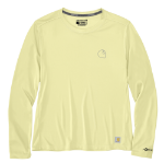 Picture of Carhartt 106632 Womens Force Sun Defender™ Relaxed LS Logo T-Shirt