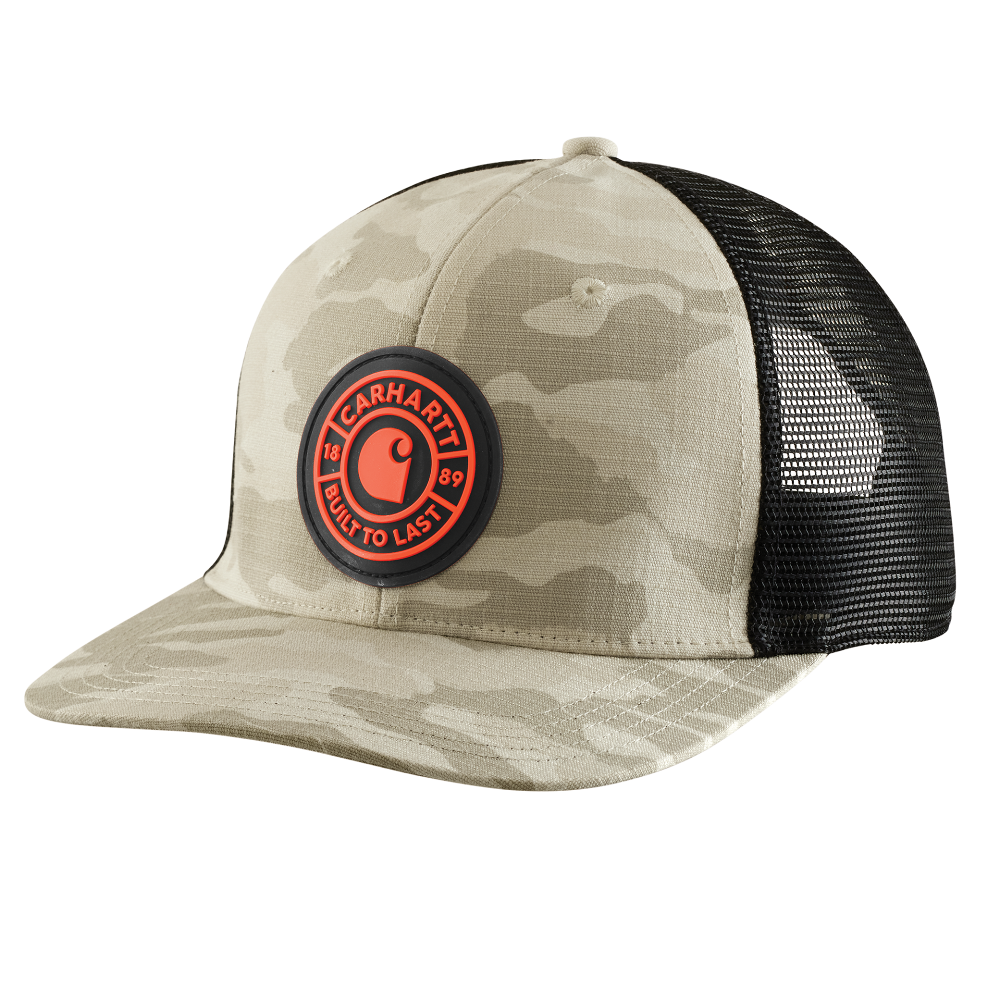 Picture of Carhartt 107342 Mens Ripstop Mesh-Back Camo Cap