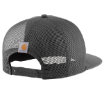 Picture of Carhartt 107347 Mens Washed Duck Flat Brim Eagle Graphic Cap