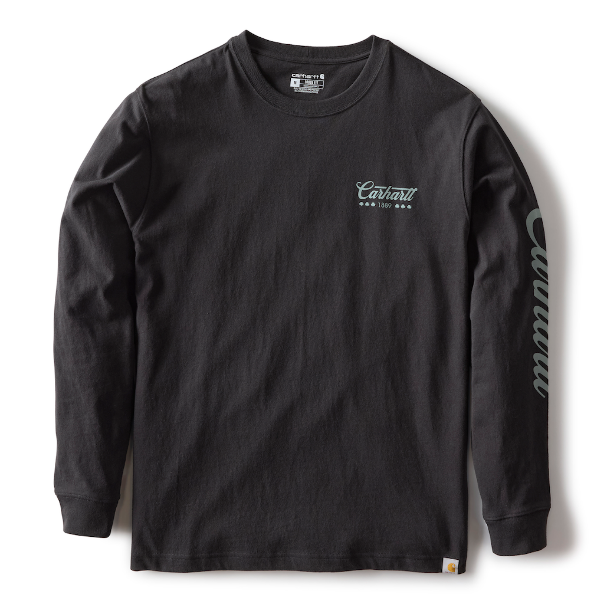 Picture of Carhartt 107276 Mens Dearborn Loose LS Shamrock T-Shirt