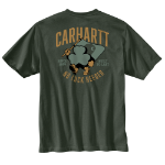 Picture of Carhartt 107277 Mens Dearborn Relaxed Shamrock T-Shirt