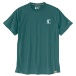 Picture of Carhartt 107283 Mens Force Relaxed Logo T-Shirt