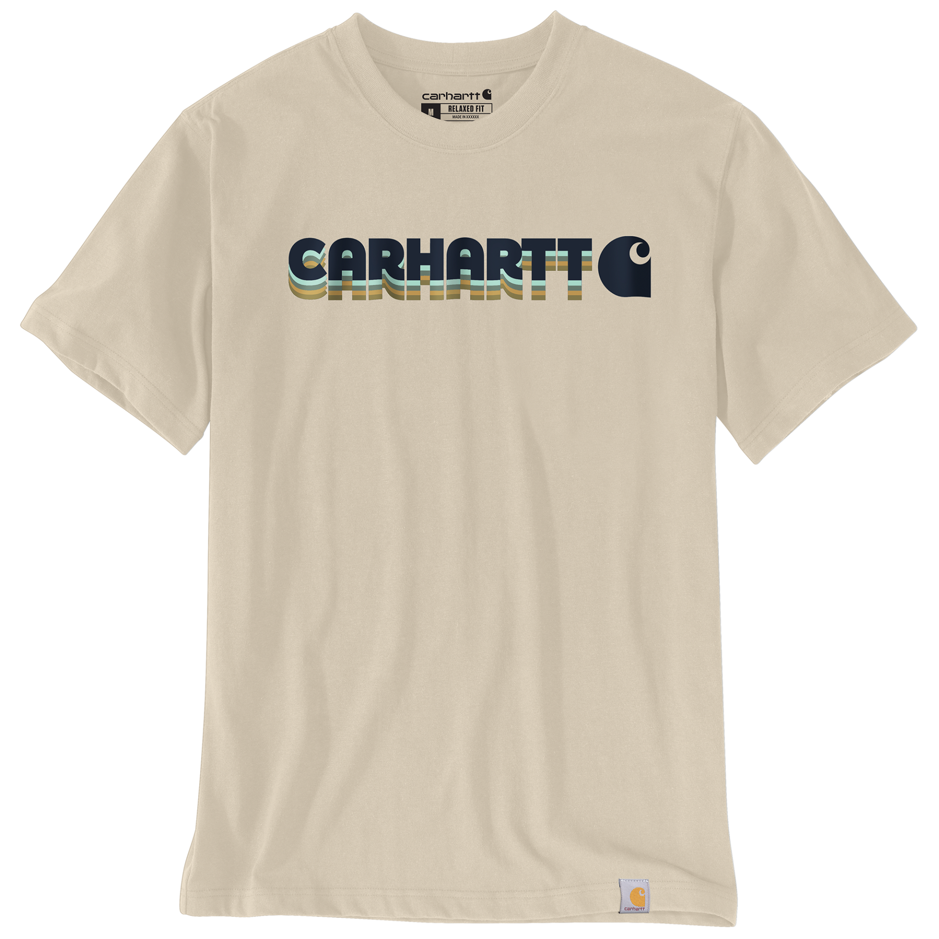 Picture of Carhartt 107318 Mens Irvine Relaxed Layered Logo T-Shirt