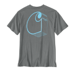 Picture of Carhartt 107319 Mens Irvine Relaxed 3D Logo T-Shirt
