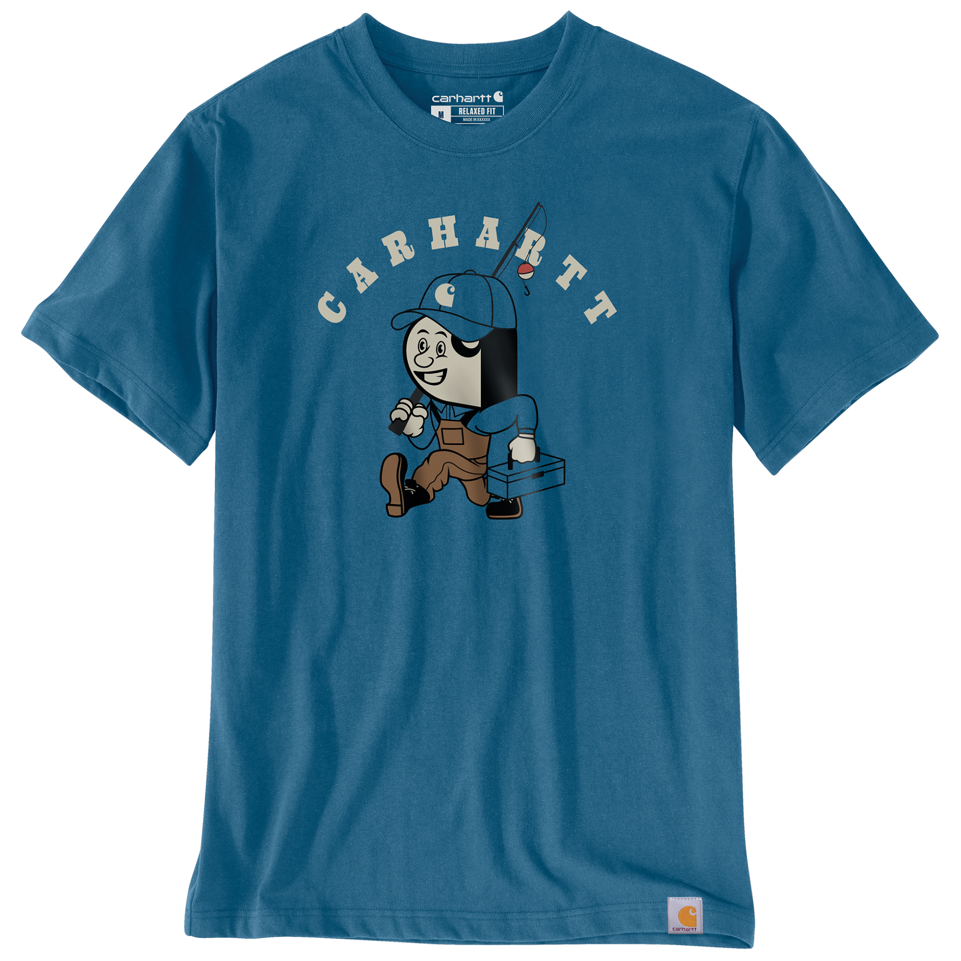 Picture of Carhartt 107456 Mens Irvine Relaxed Fishing T-Shirt