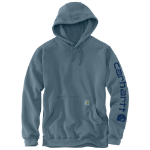 Picture of Carhartt 106253 Mens Durham Garment Dyed Logo Sweatshirt