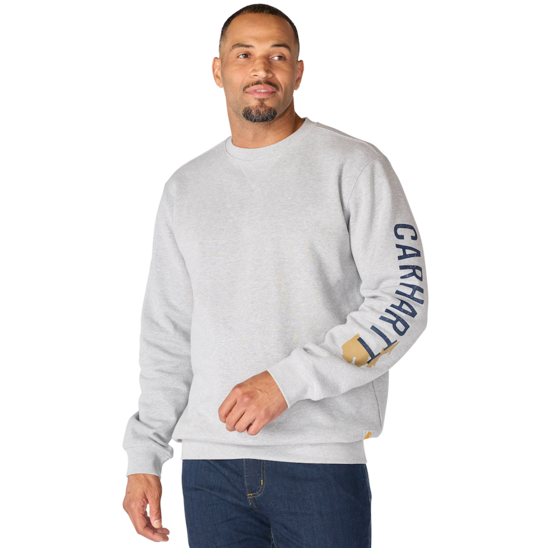 Picture of Carhartt 107281 Mens Marquette Michigan  Crewneck Sweatshirt