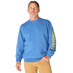 Picture of Carhartt 107281 Mens Marquette Michigan  Crewneck Sweatshirt