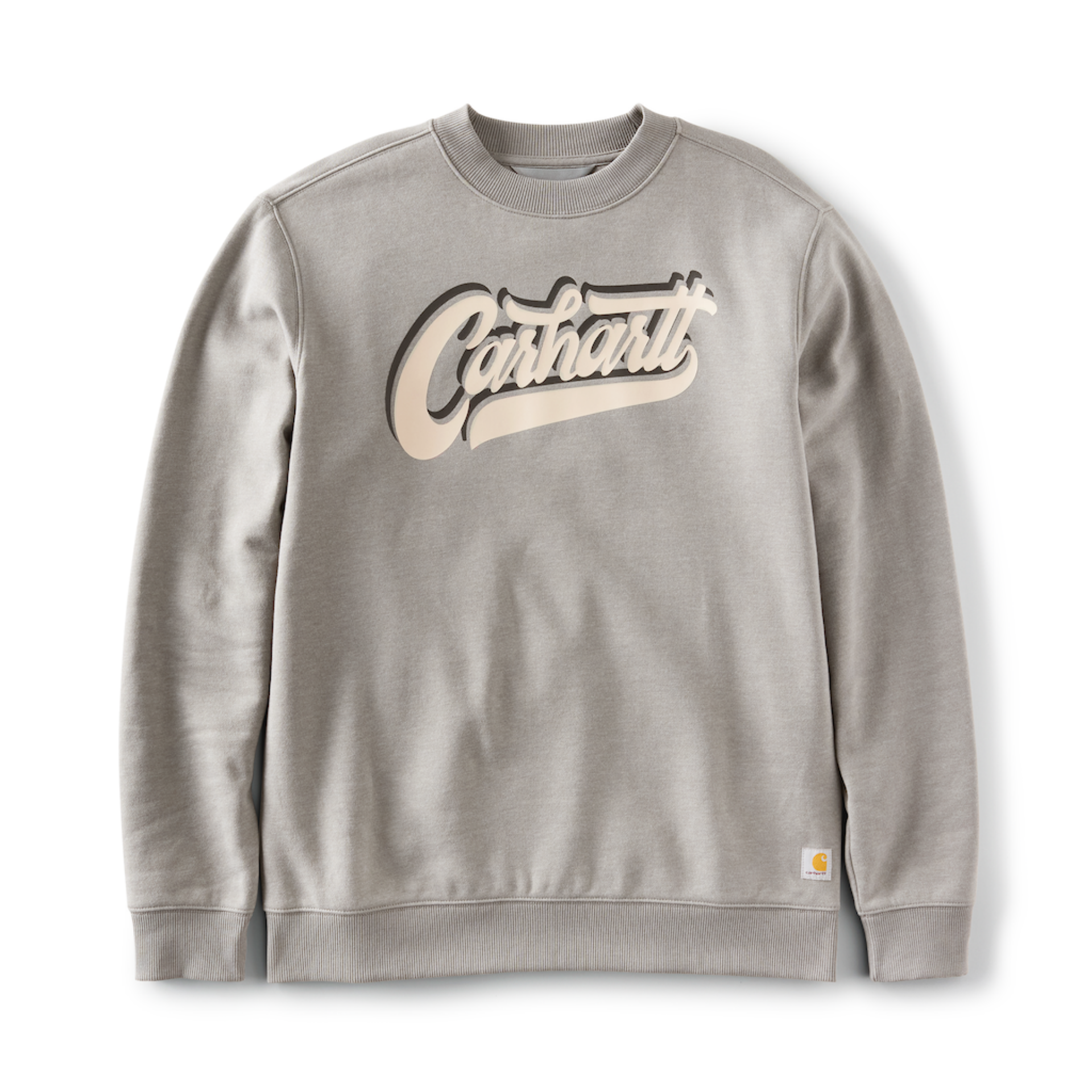 Picture of Carhartt 107462 Mens Sawyer Script  Crewneck Sweatshirt