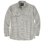 Picture of Carhartt 107109 Mens Bozeman Relaxed LS Plaid Shirt