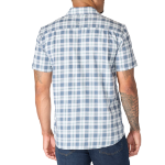 Picture of Carhartt 107272 Mens Bozeman Relaxed SS Plaid Shirt