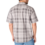 Picture of Carhartt 107273 Mens Fort Loose SS Plaid Shirt