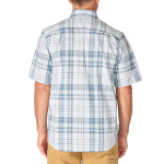 Picture of Carhartt 107273 Mens Fort Loose SS Plaid Shirt