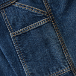 Picture of Carhartt 107229 Mens FR Loose Straight Denim Dungaree