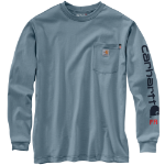 Picture of Carhartt 104130 Mens FR Force Irvine Loose LS Logo T-Shirt