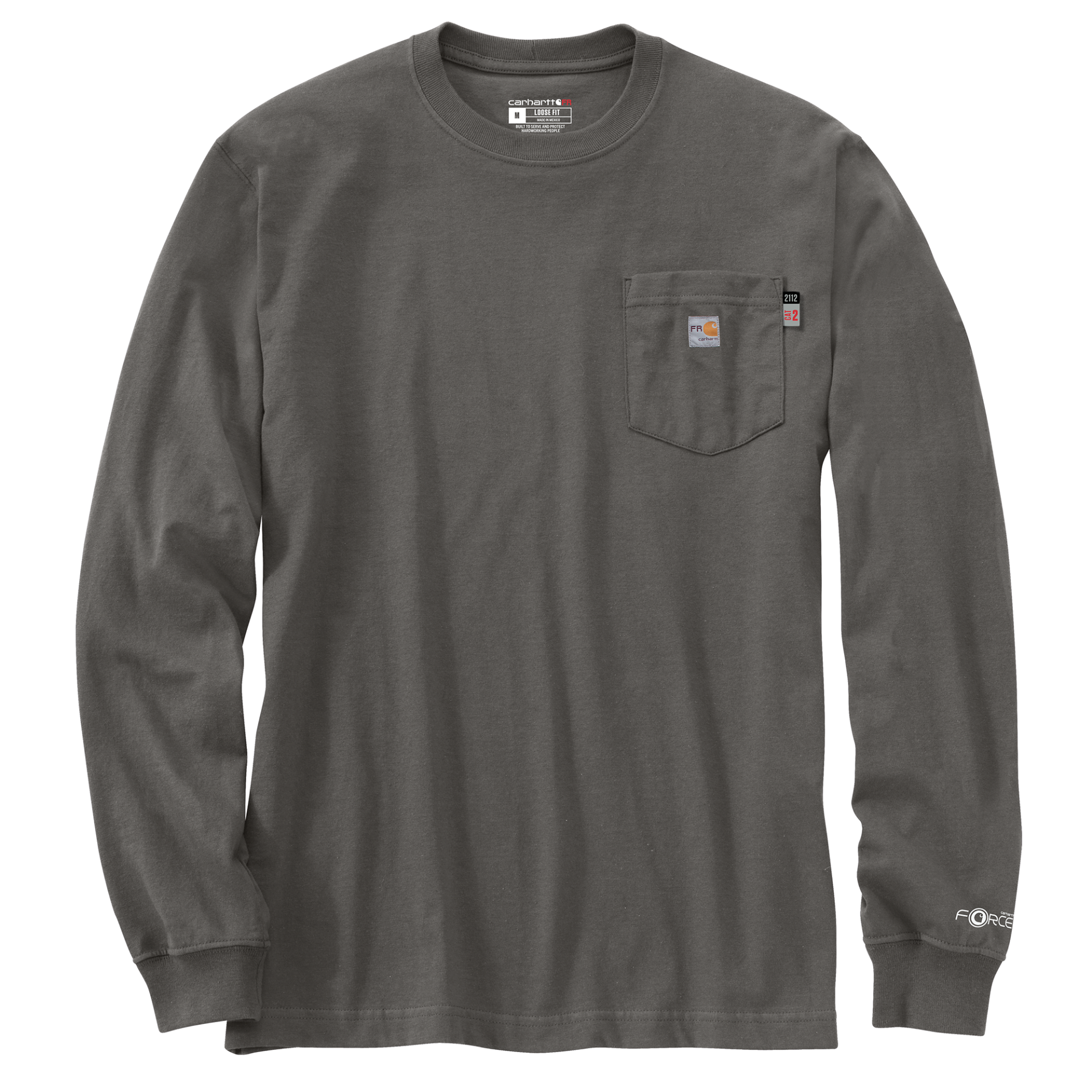 Picture of Carhartt 106800 Mens FR Force Irvine Loose LS Eagle T-Shirt