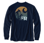 Picture of Carhartt 107363 Mens FR Force Irvine Loose LS Oil Rig T-Shirt