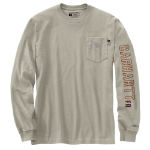 Picture of Carhartt 107364 Mens FR Force Irvine Loose LS Flames T-Shirt
