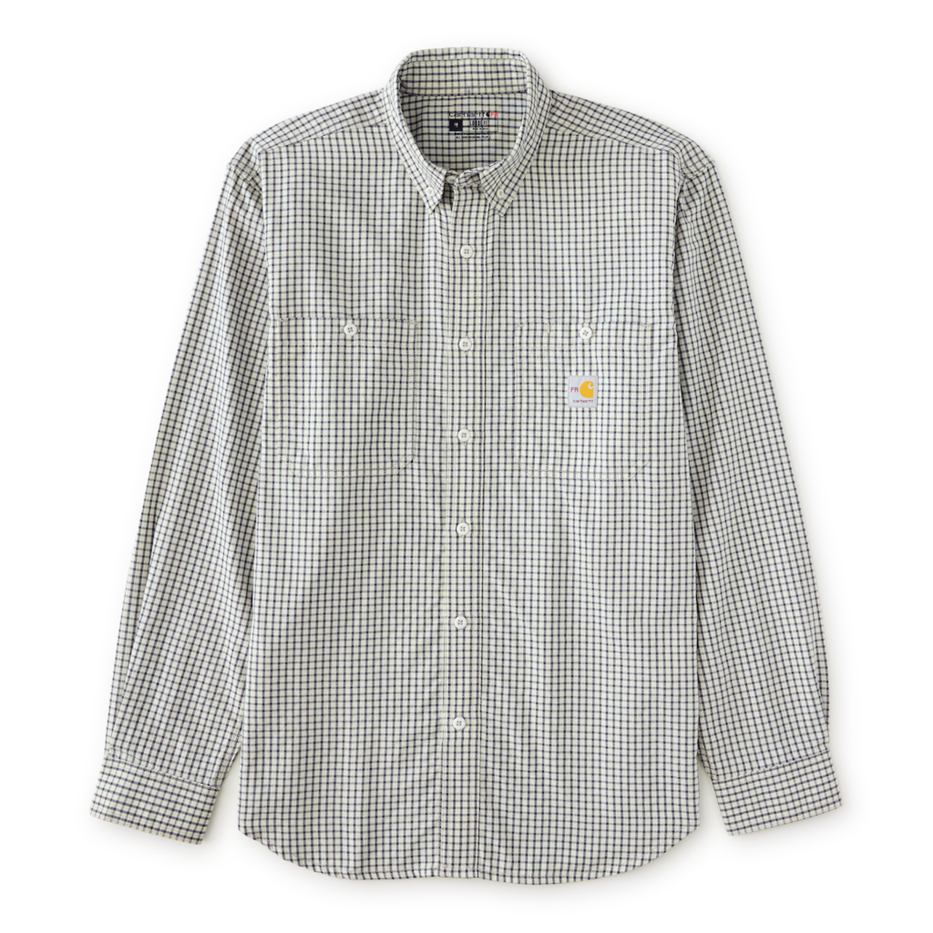 Picture of Carhartt 107361 Mens FR Force Sun Defender™ LS Plaid Shirt