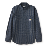 Picture of Carhartt 107361 Mens FR Force Sun Defender™ LS Plaid Shirt