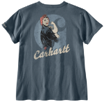 Picture of Carhartt 106903 Womens Dearborn Loose Rosie T-Shirt