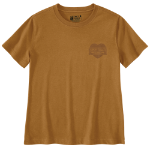 Picture of Carhartt 107534 Womens Irvine Relaxed Heritage Heart T-Shirt