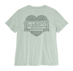 Picture of Carhartt 107534 Womens Irvine Relaxed Heritage Heart T-Shirt