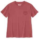 Picture of Carhartt 107534 Womens Irvine Relaxed Heritage Heart T-Shirt