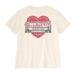 Picture of Carhartt 107534 Womens Irvine Relaxed Heritage Heart T-Shirt