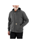 Picture of Carhartt 104078 Mens Paxton Thermal-Lined Full-Zip Sweatshirt
