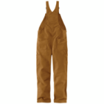 Picture of Carhartt 101626 Mens FR Duck Insulated Bib Overall