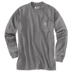 Picture of Carhartt 100235 Mens FR Force Dearborn Loose LS T-Shirt