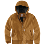Picture of Carhartt 104053 Womens Washed Duck Active Jac