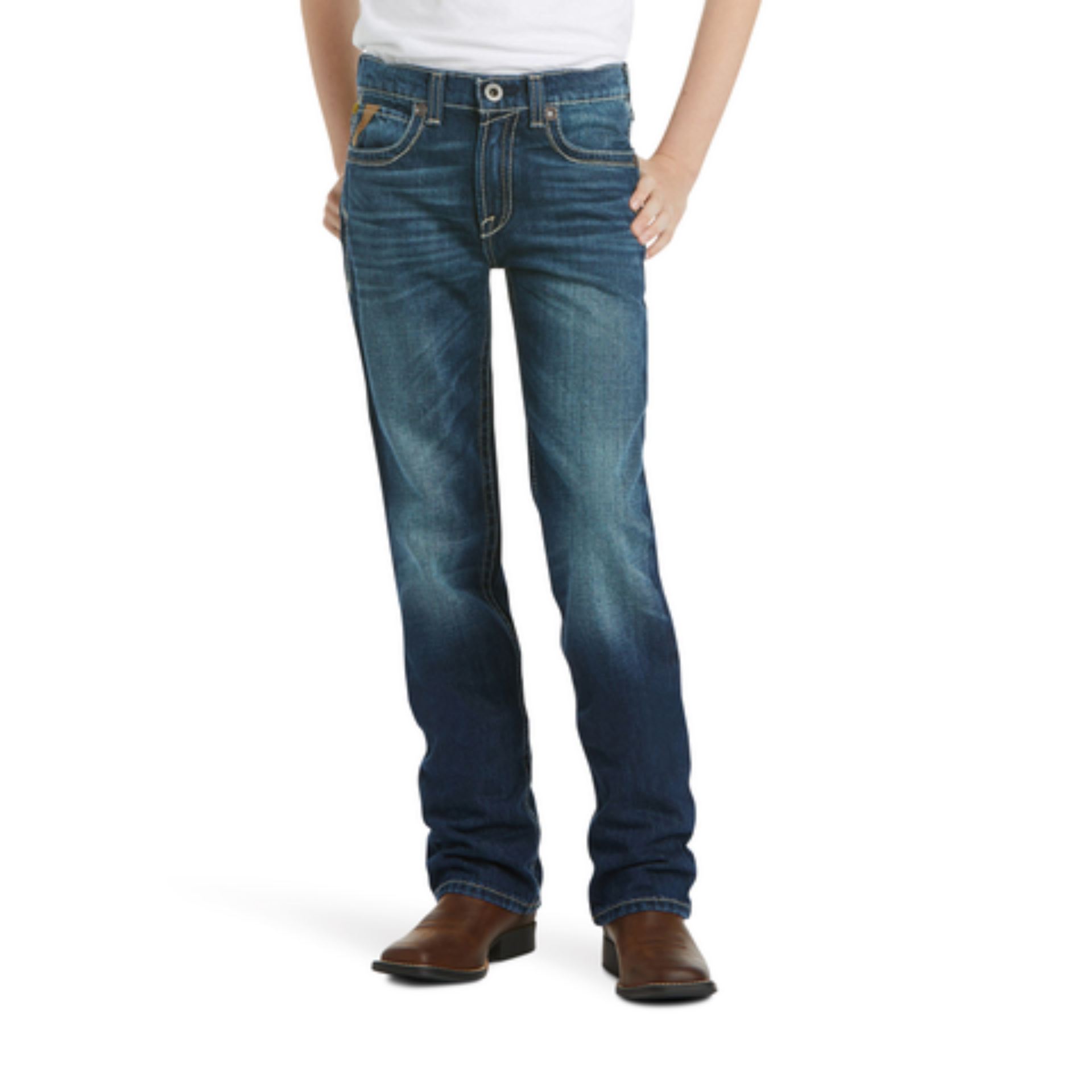 Picture of Ariat 10018338 B5 Slim Boundary Stackable Straight Leg Jean