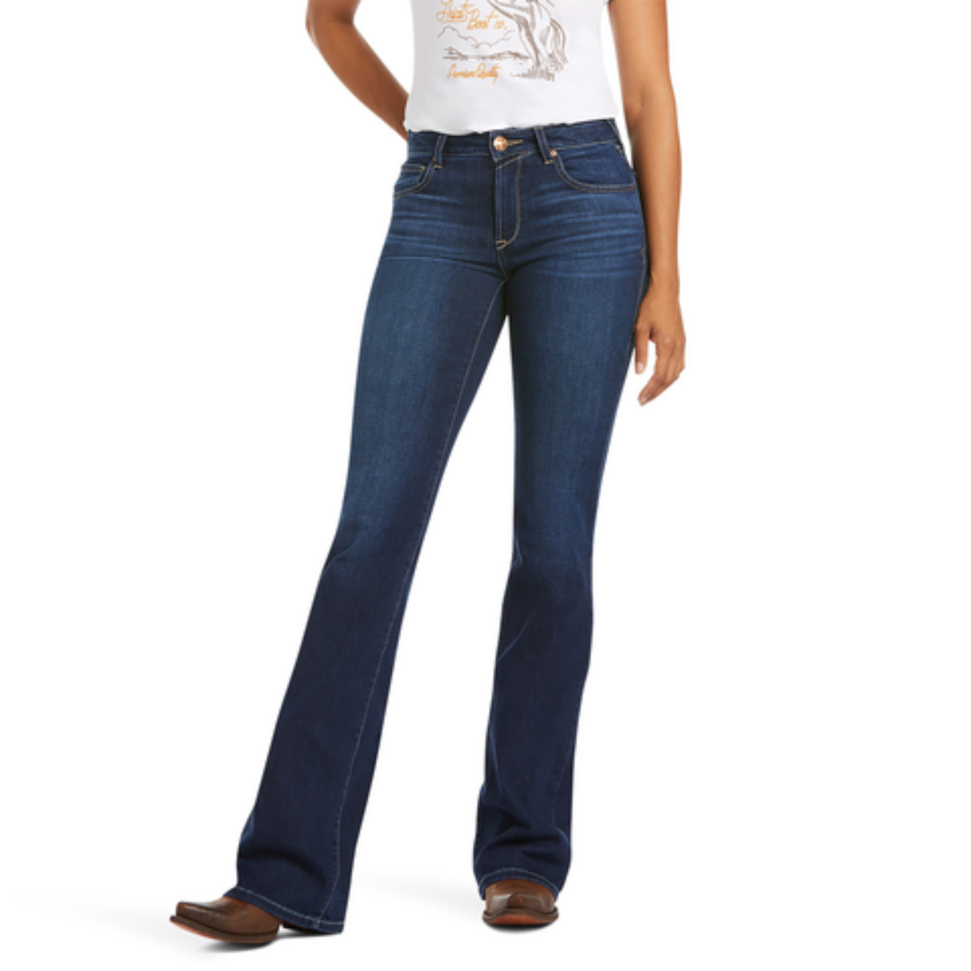 Picture of Ariat 10027692 Ultra Stretch Perfect Rise Katie Flare Jean