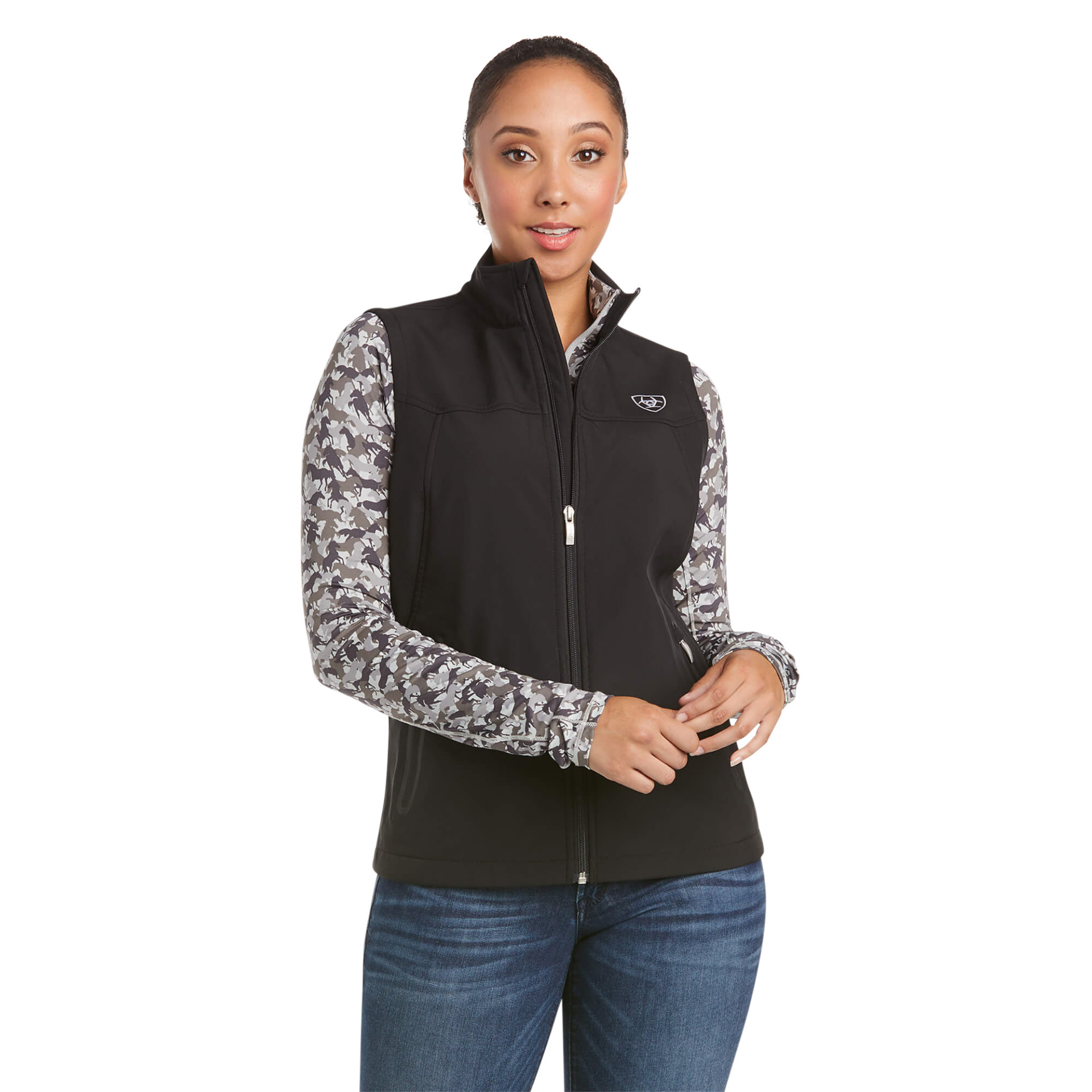 Picture of Ariat 10020762 New Team Softshell Vest