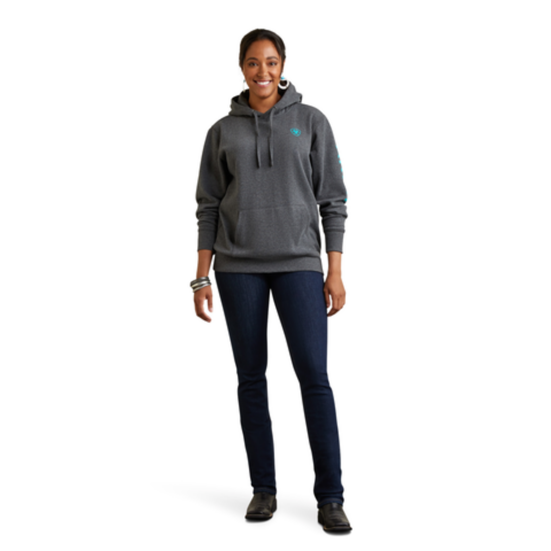 Picture of Ariat 10040811 Ariat Logo Hoodie