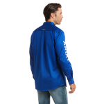 Picture of Ariat 10034232 Team Logo Twill Fitted Shirt